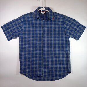 Mammut Shirt Mens Small Blue button up MAMUT Size eu S men Short sleeve